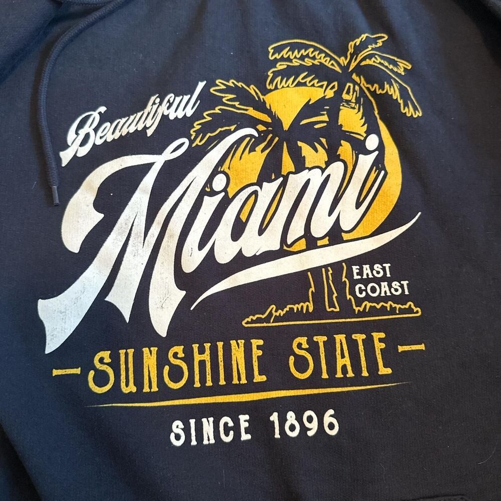 Form 10 Men's Miami Navy Hoodie